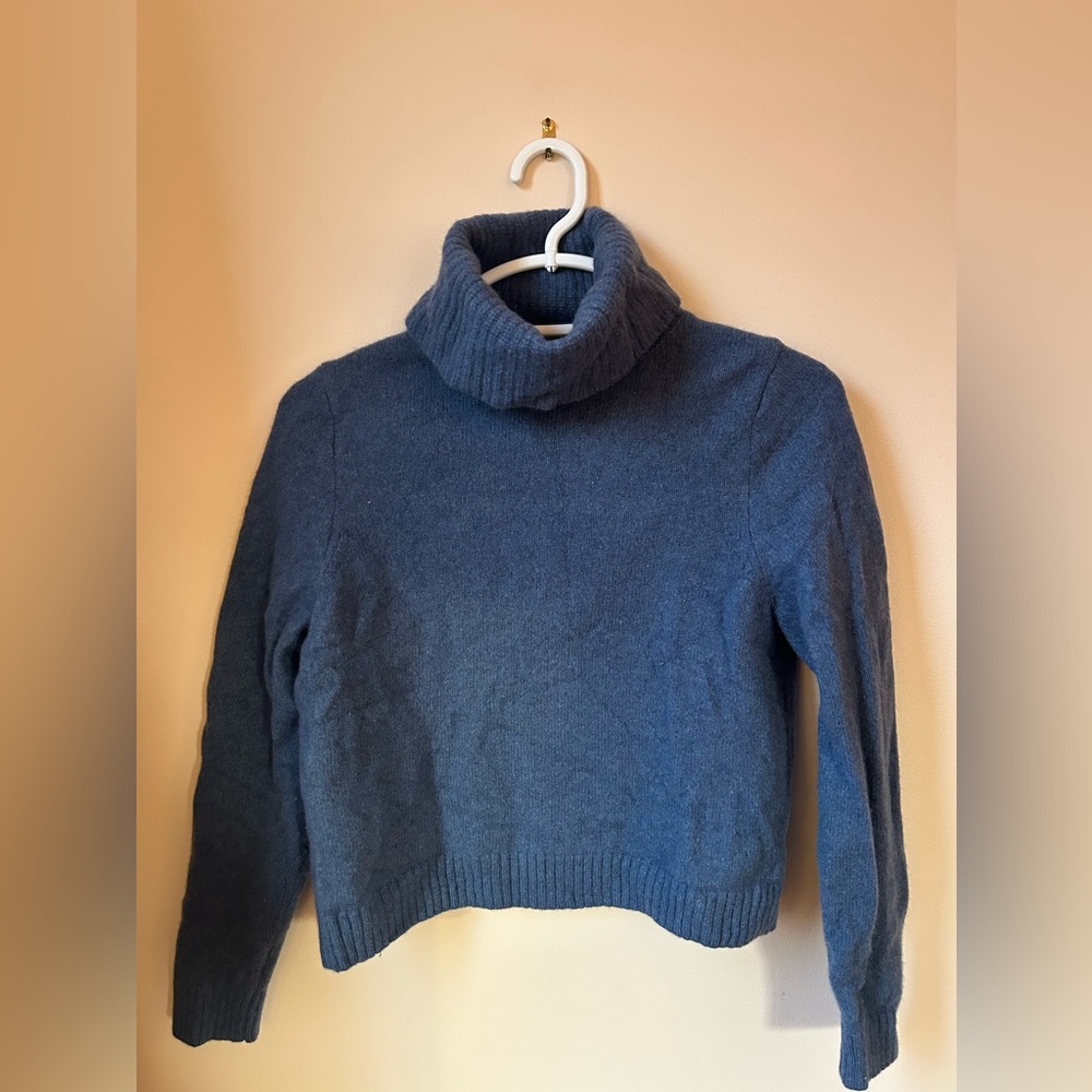 Madewell (Re)sourced Cashmere Crop Turtleneck Sweater
